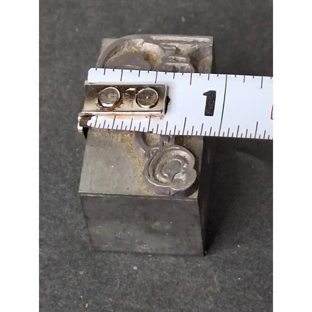 Vintage Letterpress Printing Block Old school Phone - Picture 4 of 6